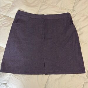 AEO American Eagle Outfitters Womens Mini Skirt Gray Size 14